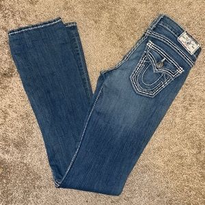 True Religion Thick Stitch boot cut